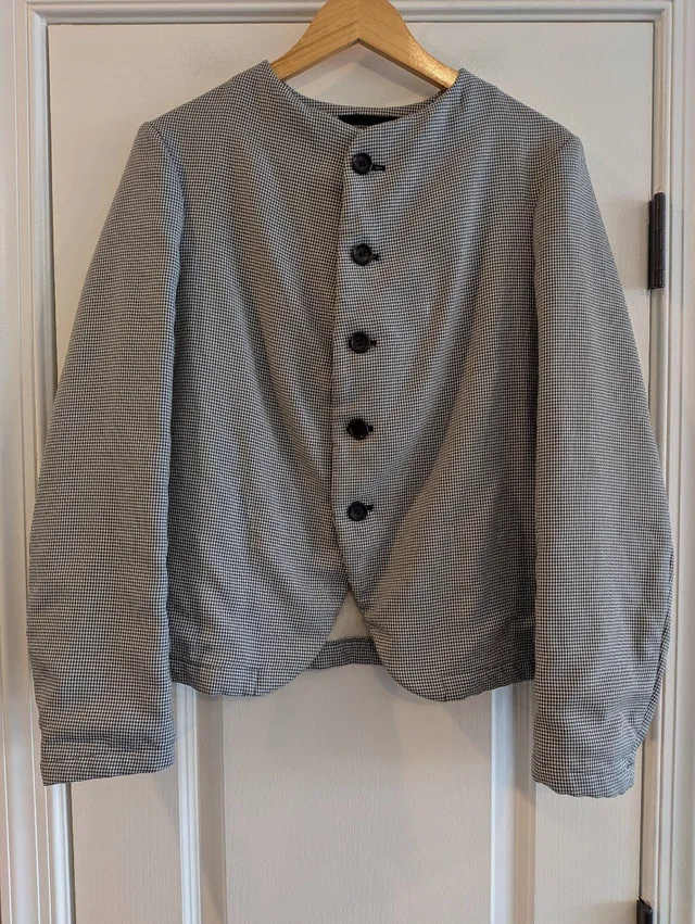 Comme des Garçons Comme Des Garons Girl Houndstooth Jacket Wool Black White Quiet Luxury Size M in black|white Wool from Poshmark