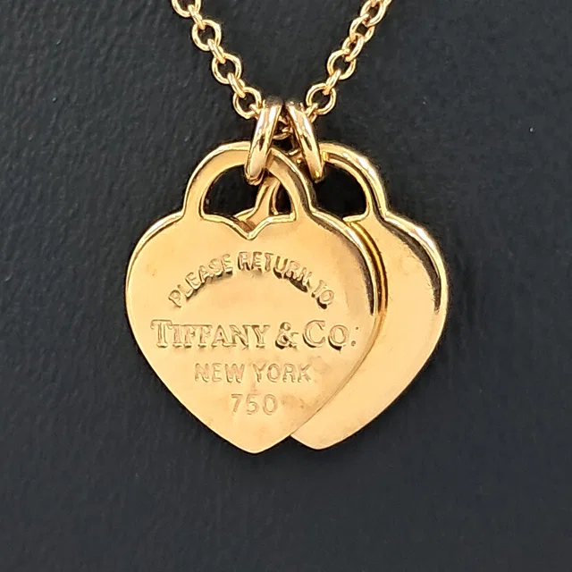 Tiffany Return to Double Heart Necklace from GUGUS