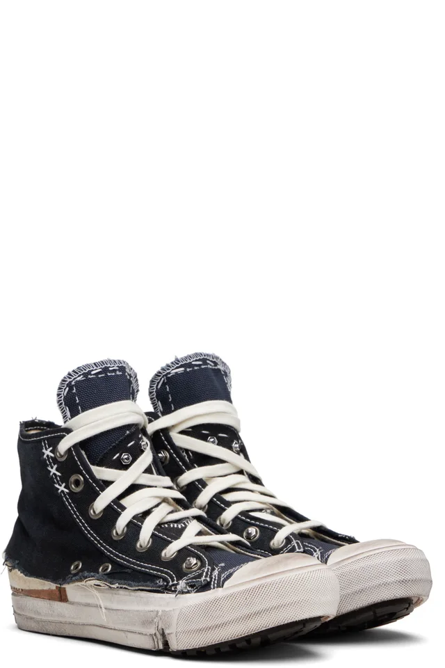 Maison Margiela Black Loved To Death Sneakers, photo 4 of 5 from SSENSE