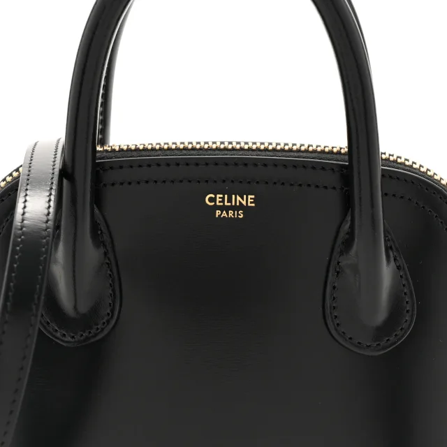 Celine Shiny Calfskin Mini Honorine Bag Black in Black Calfskin from FASHIONPHILE, photo 6 of 8