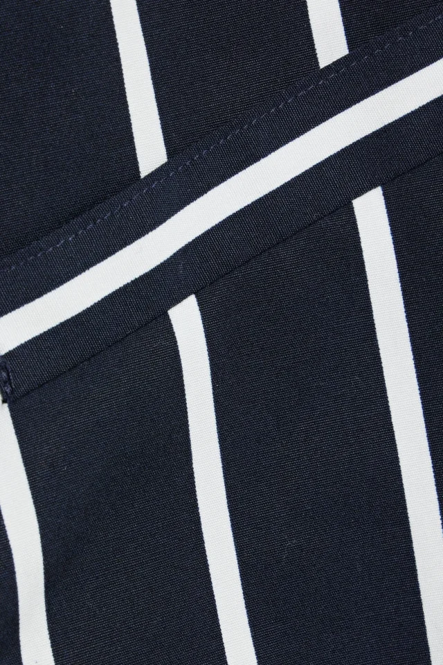 Veronica Beard Bennet Striped Cotton-Blend Vest in Navy, photo 4 of 4 from THE OUTNET