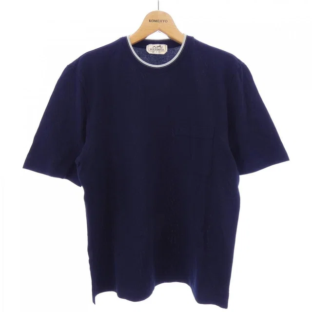 Hermès T-Shirt Navy in Navy from The Reluxe