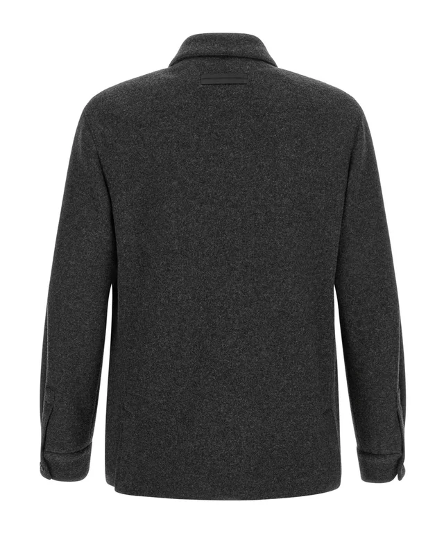 Zegna Long Sleeved Buttoned Jersey Shirt, photo 2 of 4 from SENSER