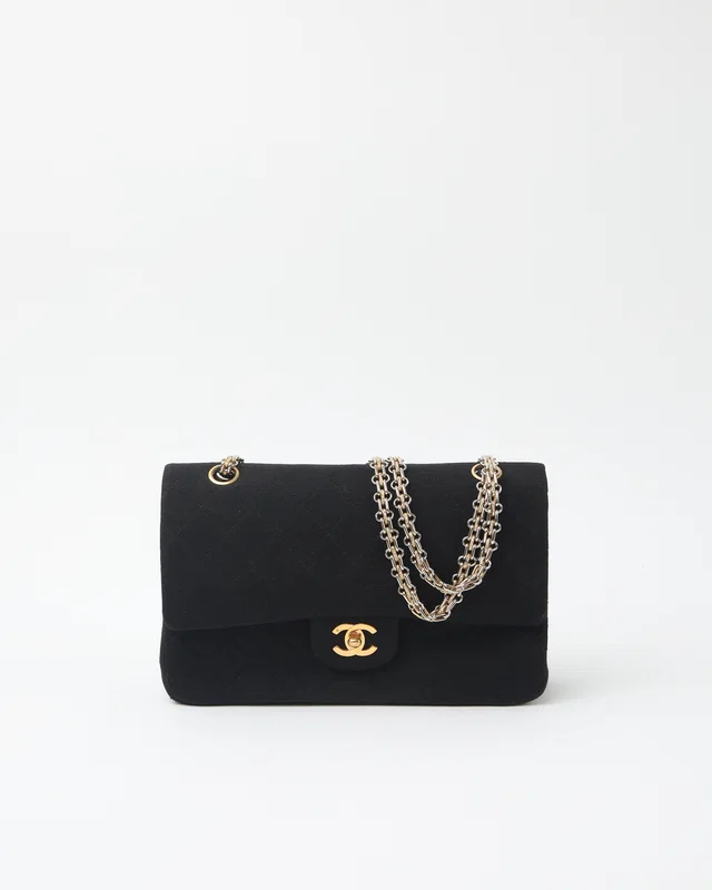 Chanel Classic Jersey Medium Double Flap Bag from A Retro Tale