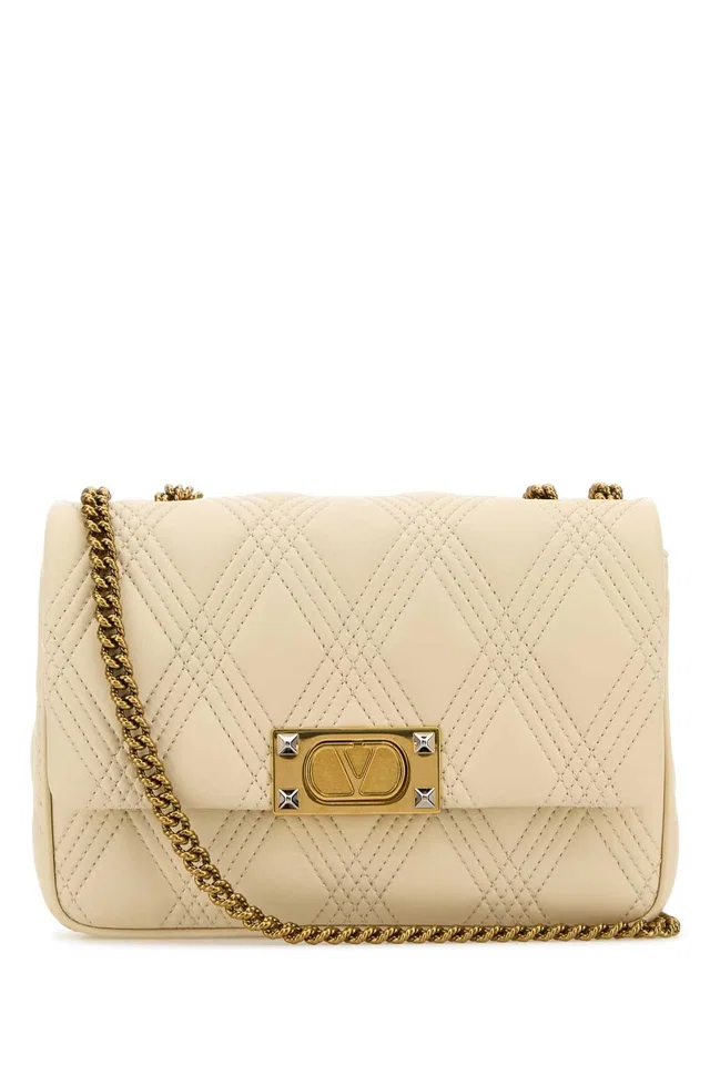 Valentino Garavani Shoulder Bag — Beige in Beige Nappa leather from HEWI