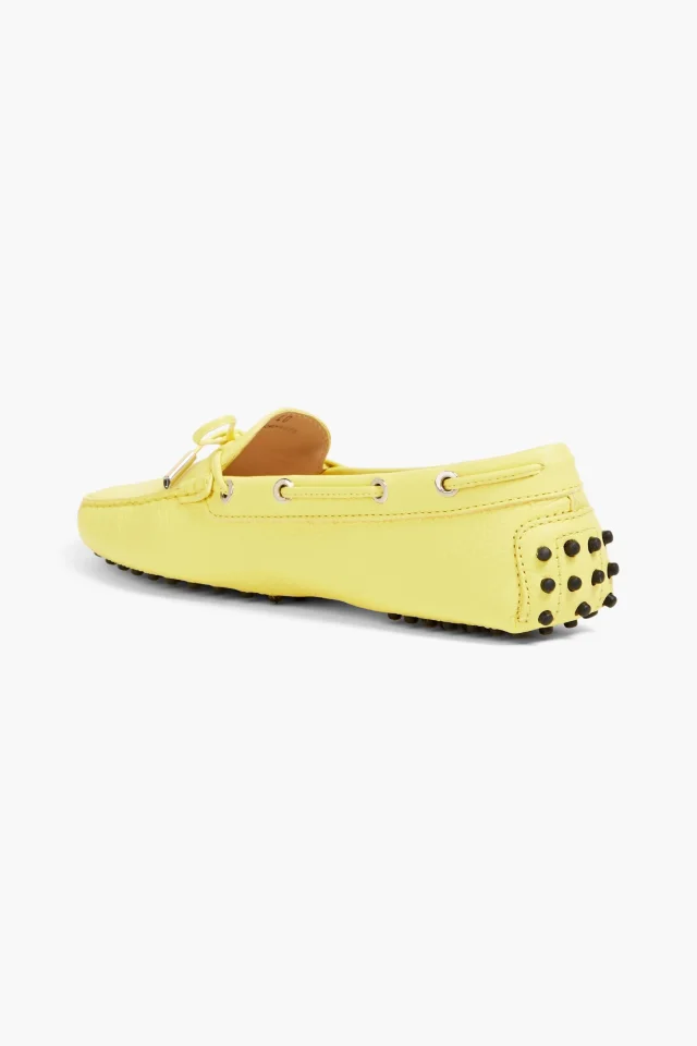 Tod's Heaven Lacetto Pebbled-Leather Loafers, photo 3 of 4 from THE OUTNET
