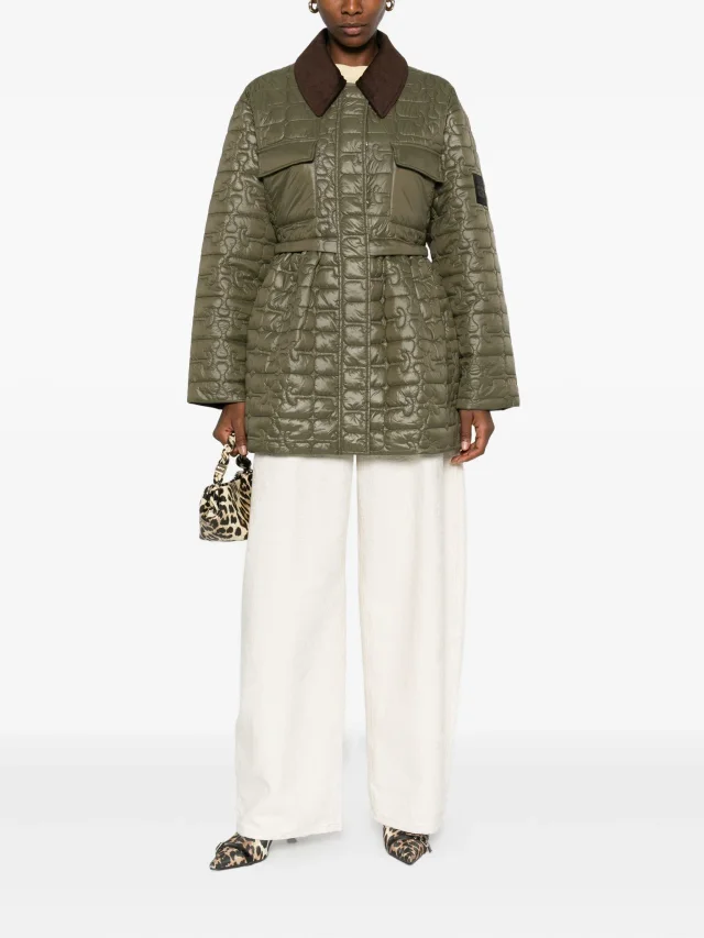 GANNI corduroy collar quilted jacket, photo 2 of 2 from FARFETCH