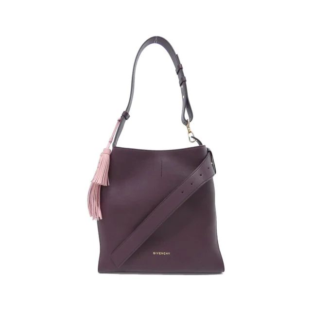 Givenchy Belted Hobo Medium BB512ZB29Z Shoulder Bag in 604/BURGUNDY / GOLD hardware calf from KOMEHYO