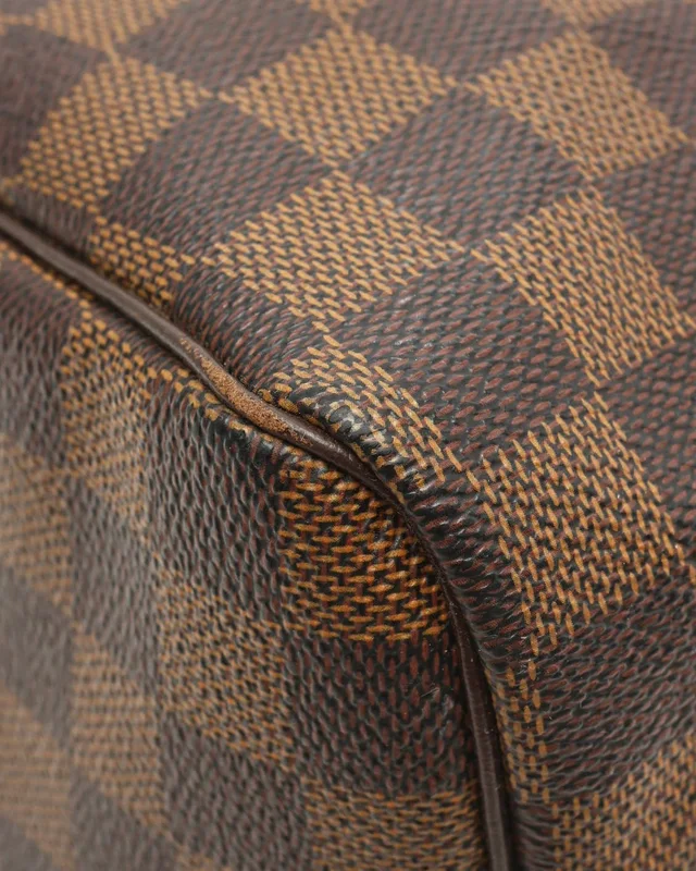 Louis Vuitton Damier Ebene Speedy 35 Bag in Brown Canvas from A Retro Tale, photo 7 of 10