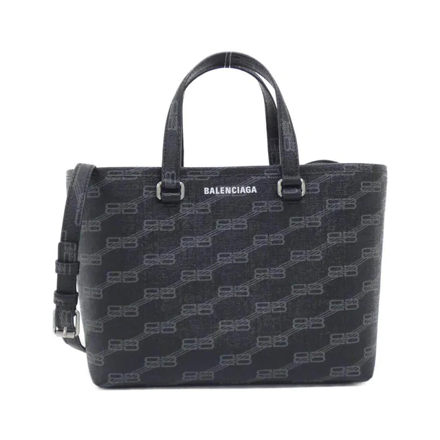 Balenciaga Signature Small Shopper Coated Canvas Tote Bag in Coated canvas from LuxUness