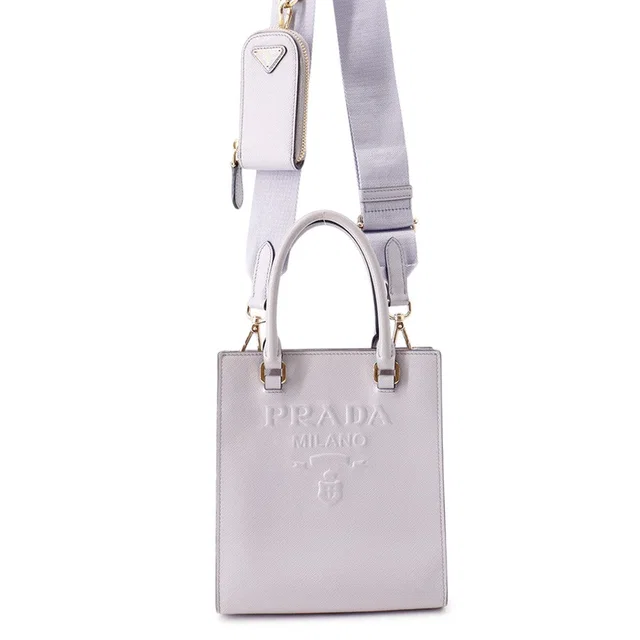 Prada 2WAYBag Mini Purple1BA333 Leather in Leather from GALLERY RARE