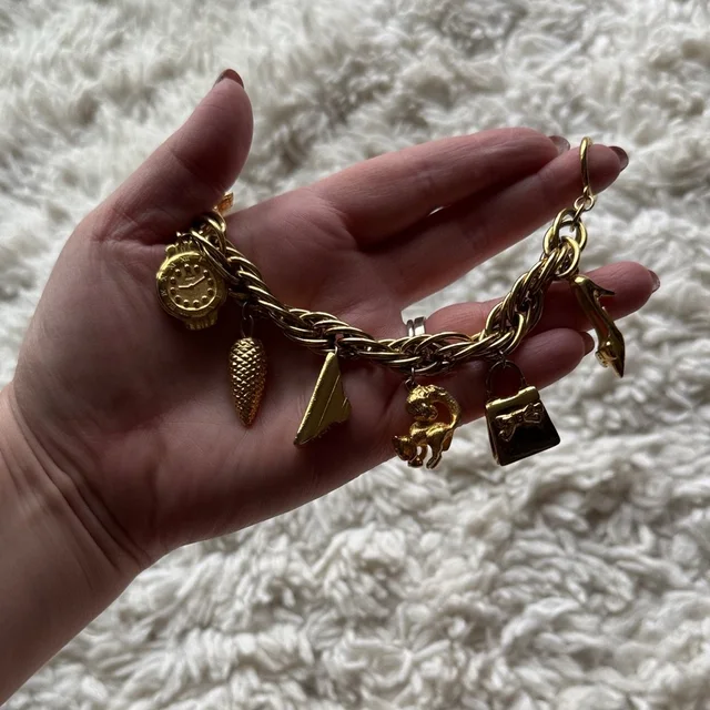 Fendi Vintage Charm Bracelet in gold from Poshmark