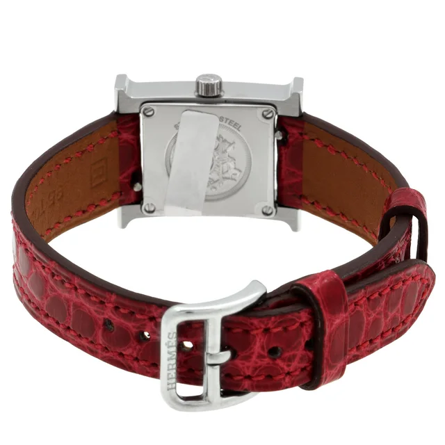 Hermes Heure H Mini Model Quartz Diamond Ladies Watch 057248Ww00, photo 3 of 3 from Jomashop
