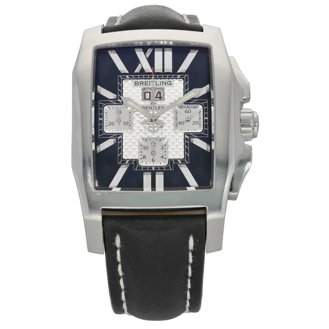 Breitling Bentley Flying B A44365 38.5mm Stainless Steel Watch in Leather from H&T