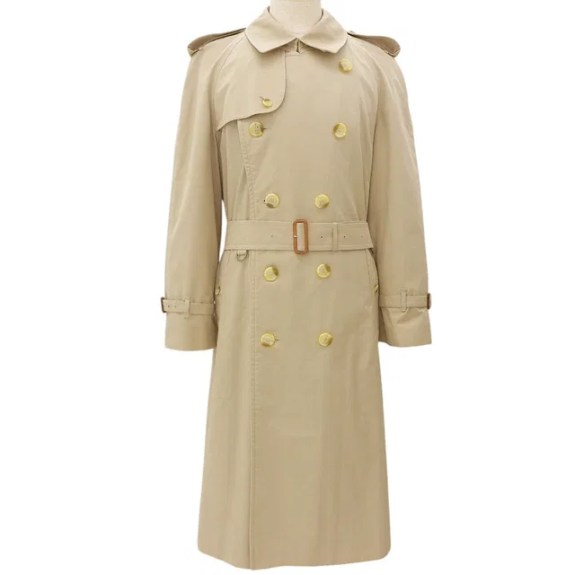 Burberry Nova Check lining trench coat, beige in Beige from VINTAGE QOO TOKYO