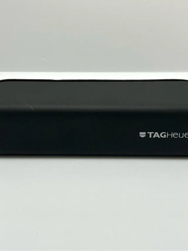 TAG Heuer Black Sunglasses Case in black|white from Poshmark