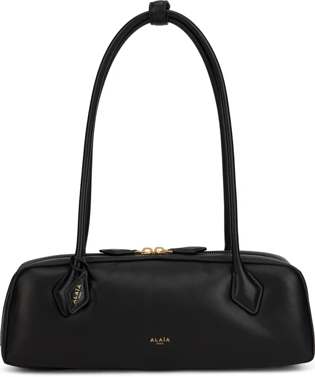 Alaïa Le Teckel Shoulder Bag — Black Leather in Black Leather from HEWI, photo 2 of 2