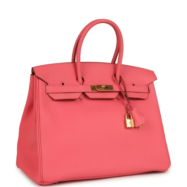 Hermès Birkin 35 Rose Lipstick Togo Gold Hardware in Pink Togo leather from Madison Avenue Couture, photo 2 of 9