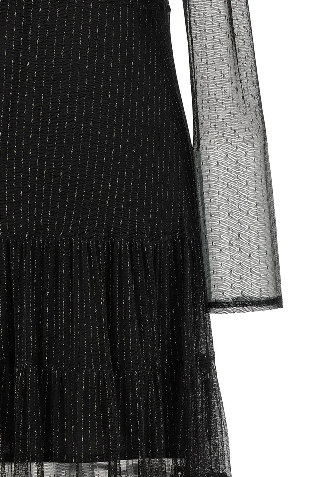 Twinset long tulle dress with pleated flounces, photo 4 of 4 from SENSER