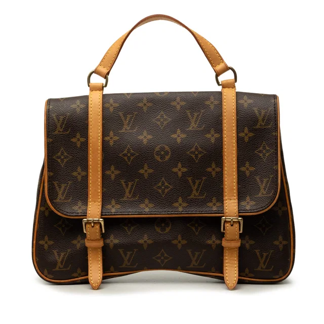 Brown Louis Vuitton Monogram Marelle Sac a Dos Backpack in Brown Coated canvas from Designer Revival