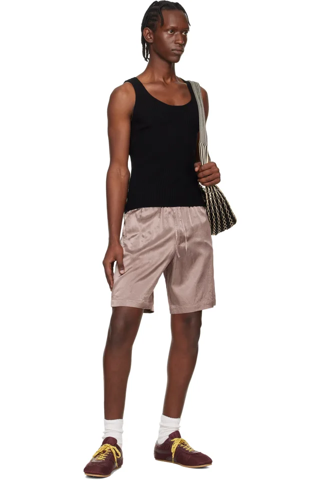Dries Van Noten Black Rib Knit Tank Top, photo 4 of 4 from SSENSE