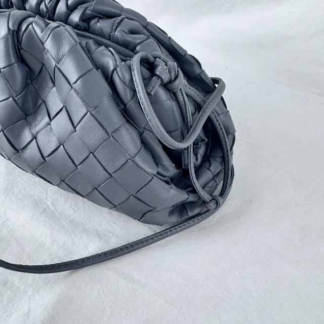 Bottega Veneta Mini Pouch On Strap Bag in intrecciato leather from Reowned, photo 2 of 9