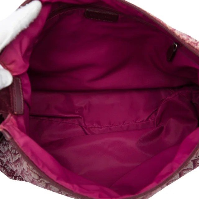 Red Dior Diorissimo Trotter Canvas Crossbody in Red Canvas from Designer Revival, photo 2 of 2