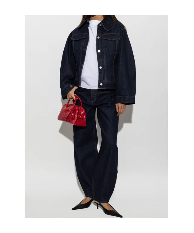 By Malene Birger Villies Contrast-Stitch Denim Jacket, photo 3 of 4 from SENSER