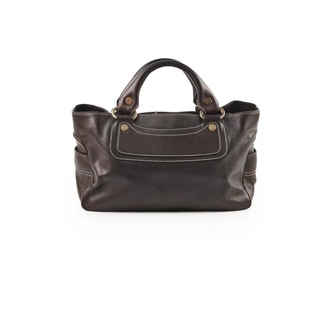 Celine Boogie Bag Black in Black Leather from The Purse Affair