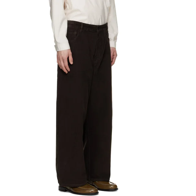 STUDIO NICHOLSON Casual trousers with belt loops, photo 2 of 4 from SENSER