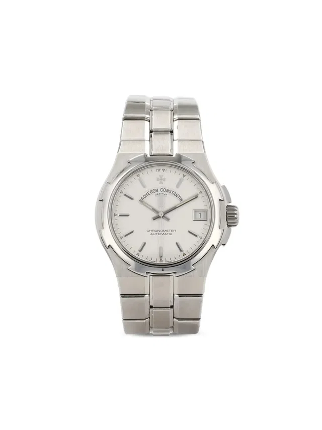 Vacheron Constantin 1990s Overseas 37mm - unisex - Sapphire Glass/Steel - One Size - White in white from Farfetch