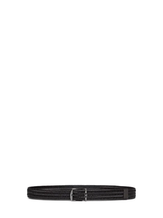 Ferragamo Woven Calf-Leather Belt — Brown Calf Leather in Brown Calfskin from HEWI