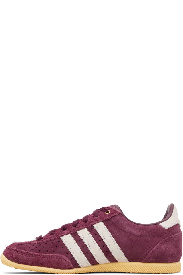 adidas Originals Burgundy Japan Sneakers, photo 3 of 5 from SSENSE