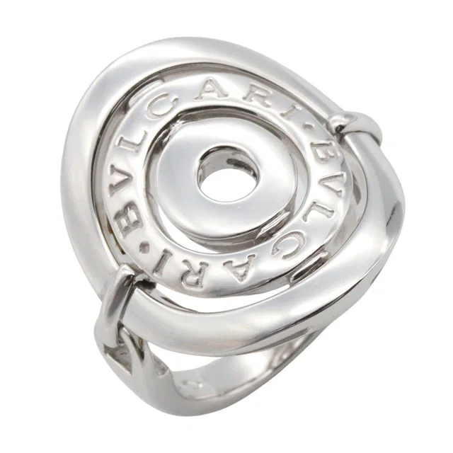 Bvlgari Astrale Au750 White Gold Ring Size 9 in White from LuxUness