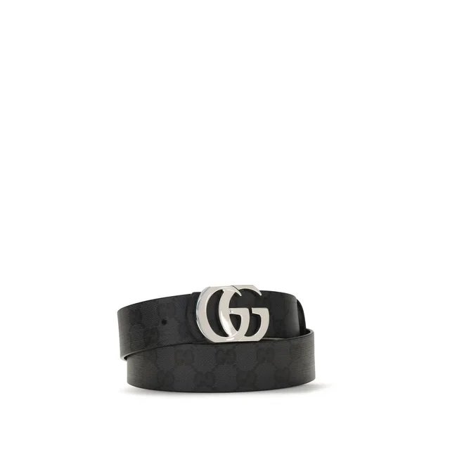 Gucci Black Calf Leather Bos Taurus Regular Belt from HEWI
