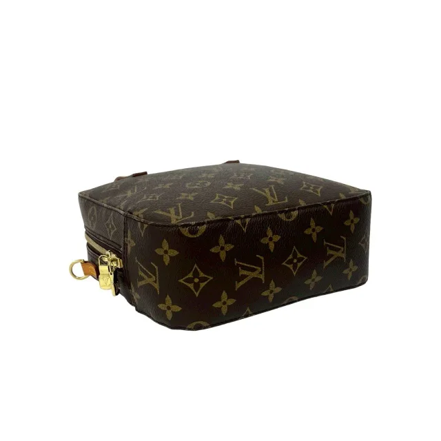 Louis Vuitton Monogram 2way Handbag Shoulder Bag in Brown Canvas from LuxUness, photo 7 of 10