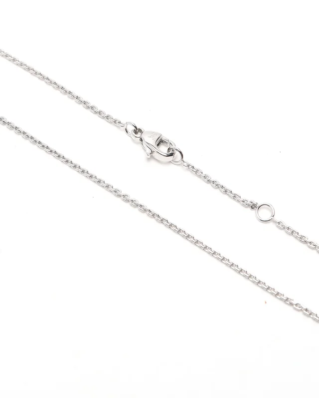 Louis Vuitton Idylle Blossom 18kt White Gold and 0,03ct Diamond Necklace in White from A Retro Tale, photo 4 of 4