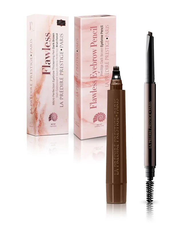 La Predire Prestige Paris 0.396oz Dark Brown Flawless Definition Duo: Perfect Brows & Precision, image 1 of 1 from Gilt