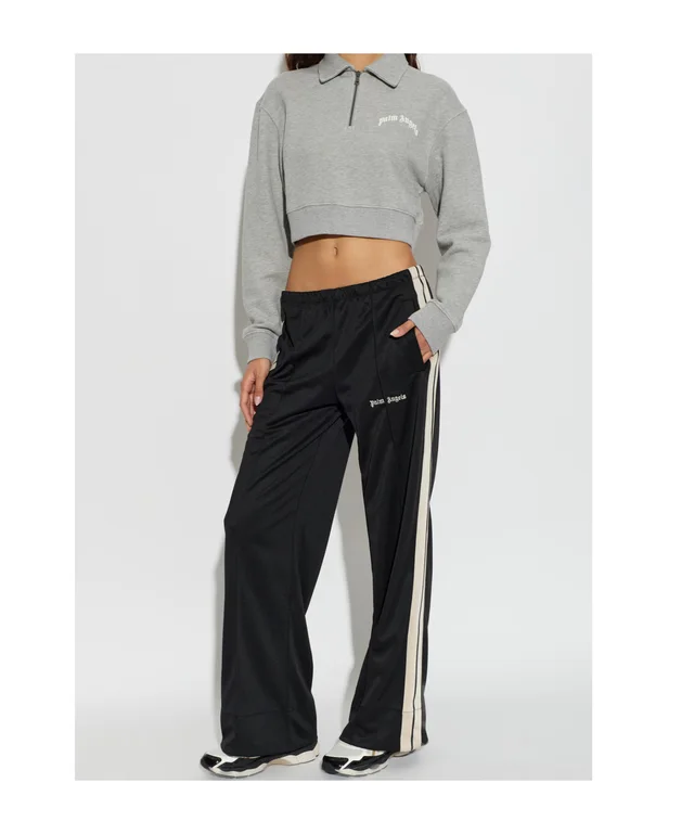 Palm Angels Logo Cropped Zip Sweatshirt, photo 4 of 5 from SENSER