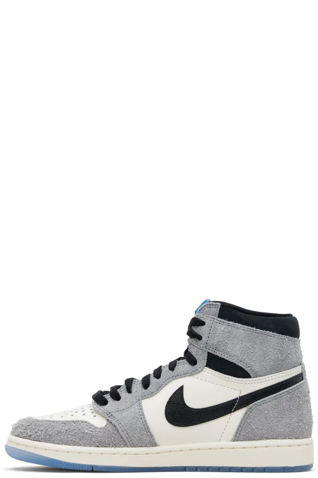 Nike Jordan Gray & White Air Jordan 1 Retro High OG Sneakers, photo 3 of 5 from SSENSE