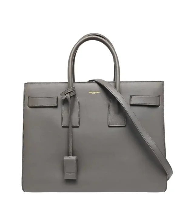 Saint Laurent Sac De Jour Small Grey Cowhide Leather Shoulder Bag Hand in gray Leather from Grailed
