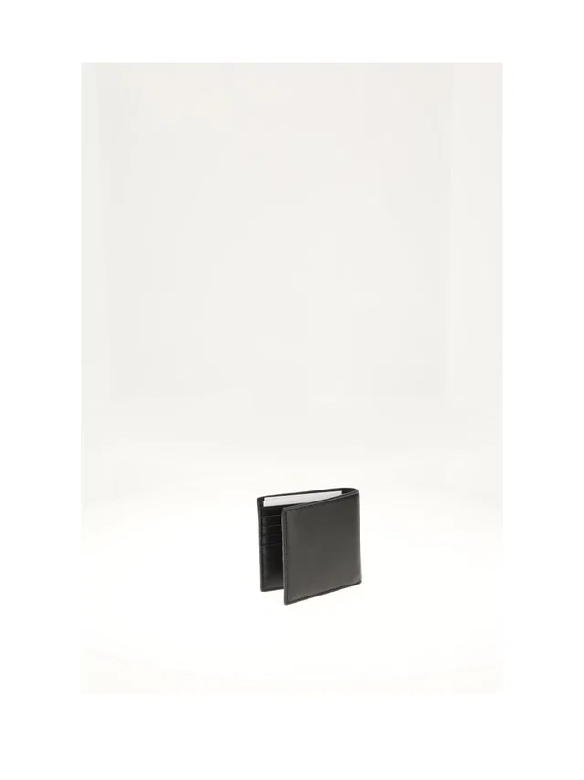Celine Lamb Leather Bifold Wallet — Black in Black Lambskin from HEWI