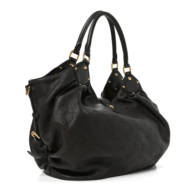 Louis Vuitton Mahina L Chocolate in Brown Leather from FASHIONPHILE, photo 3 of 10