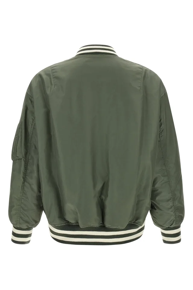 Comme des Garçons Homme Patch Oversized Bomber Jacket, photo 2 of 9 from SENSER