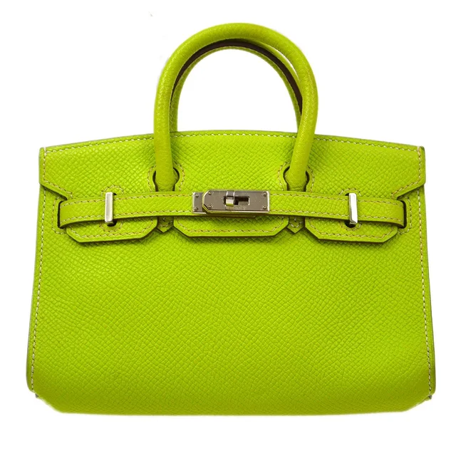 Hermès 2010 Kiwi Epsom Tiny Birkin 15 in Epsom leather from AMORE Vintage Tokyo