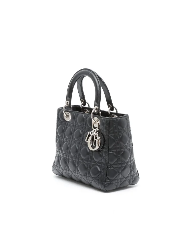 Medium Lady Dior Bag in Leather from A Retro Tale, photo 2 of 10
