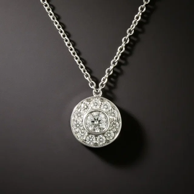 Tiffany & Co. Diamond Cluster Pendant from Lang Antiques
