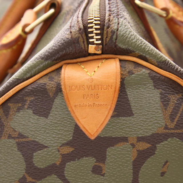 Louis Vuitton X Stephen Sprouse Speedy Limited Edition handbag in Brown Coated canvas from Collector Square, photo 3 of 4