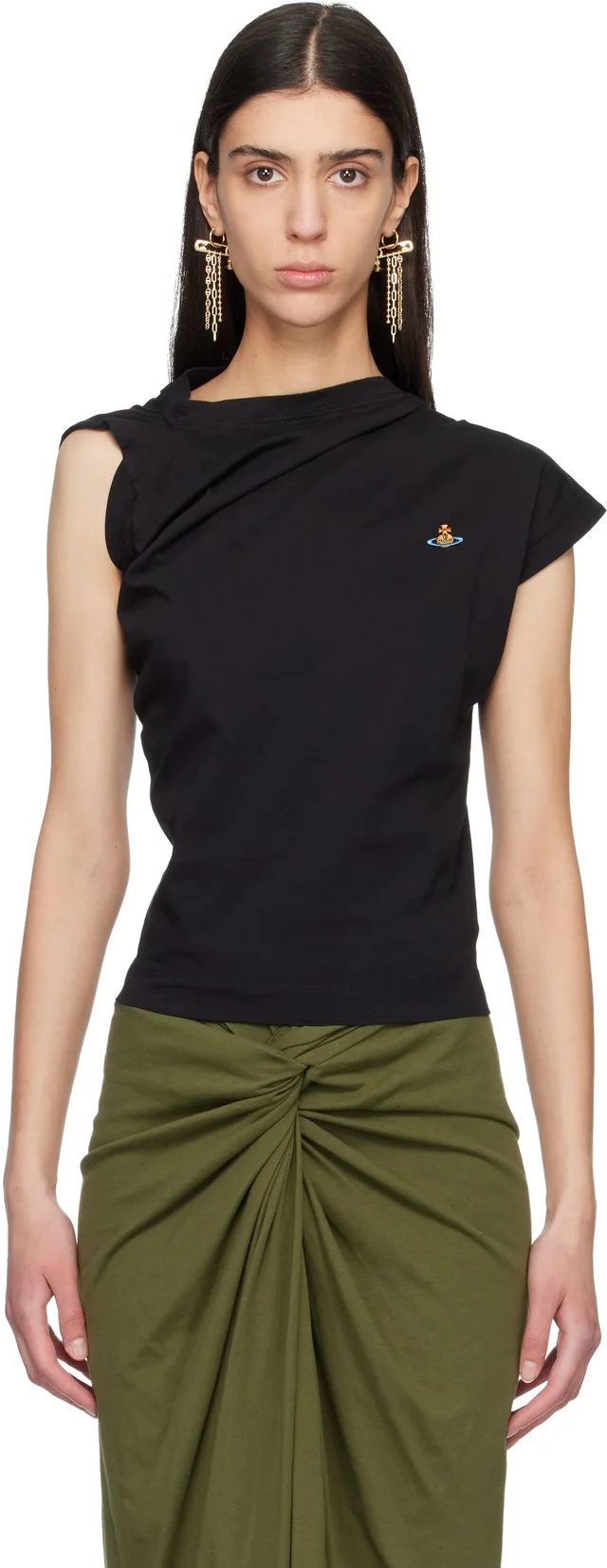 Vivienne Westwood Black Hebo Top, photo 5 of 6 from SSENSE