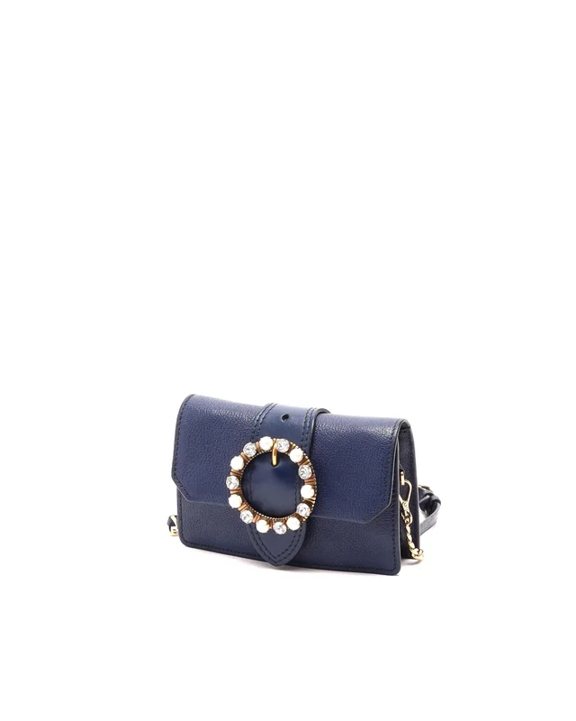 Miu Miu Crystal Embellished Madras Bag in Leather from A Retro Tale, photo 2 of 10